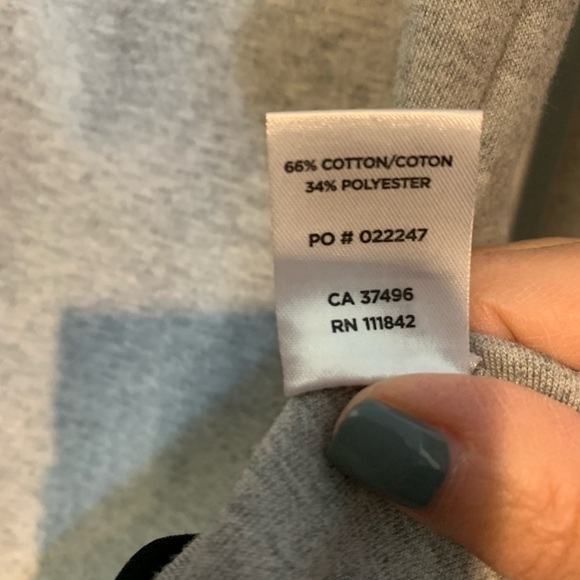 LEVELWEAR Verve cotton blend gray hoodie. Size M. NWOT. - Picture 8 of 11